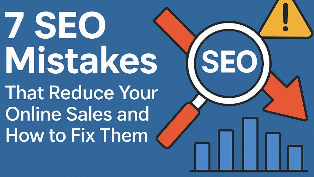 7 SEO Mistakes That Reduce Your Online Sales and How to Fix Them